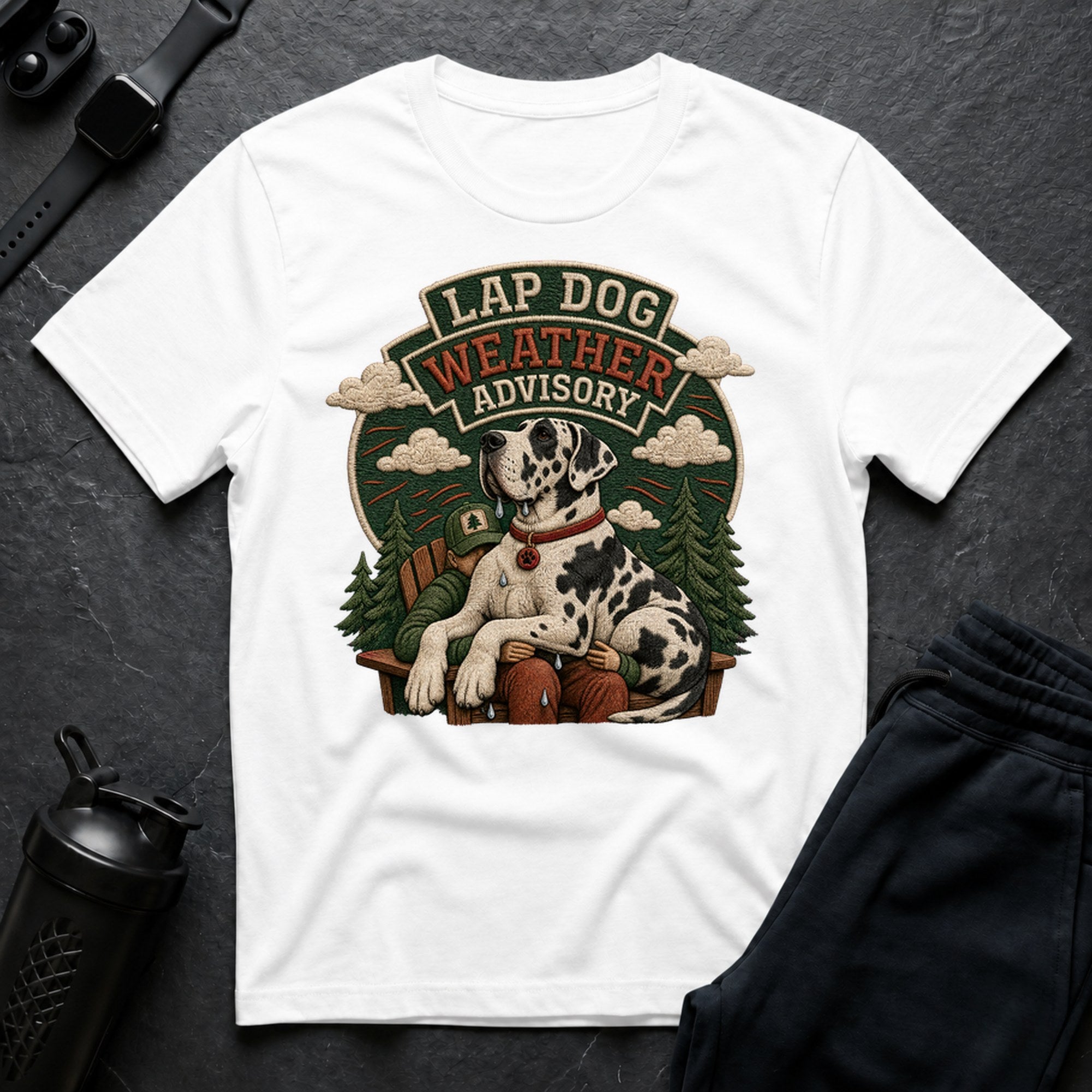 Mantle Dane Badge - White