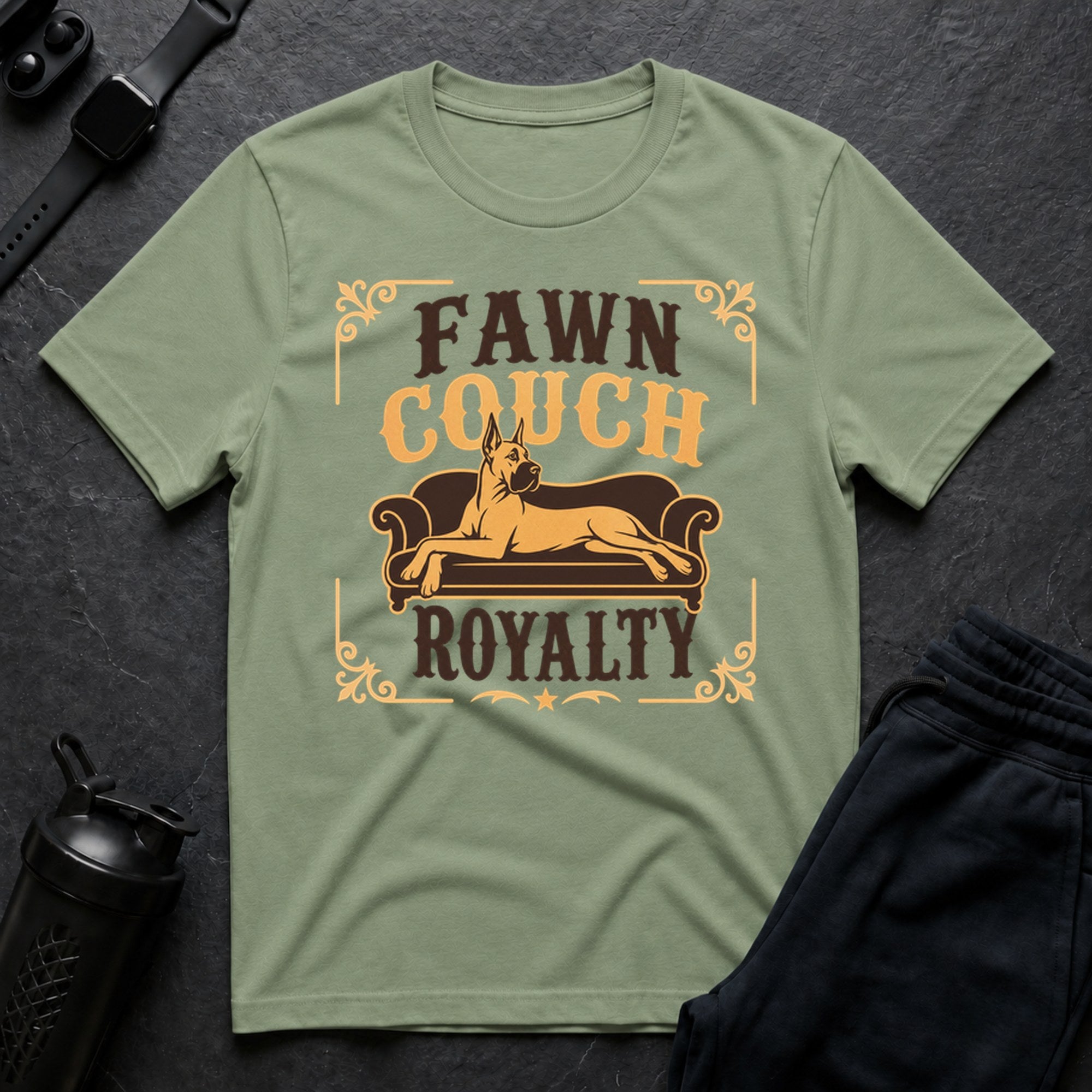 Fawn Sofa Royalty - Sage