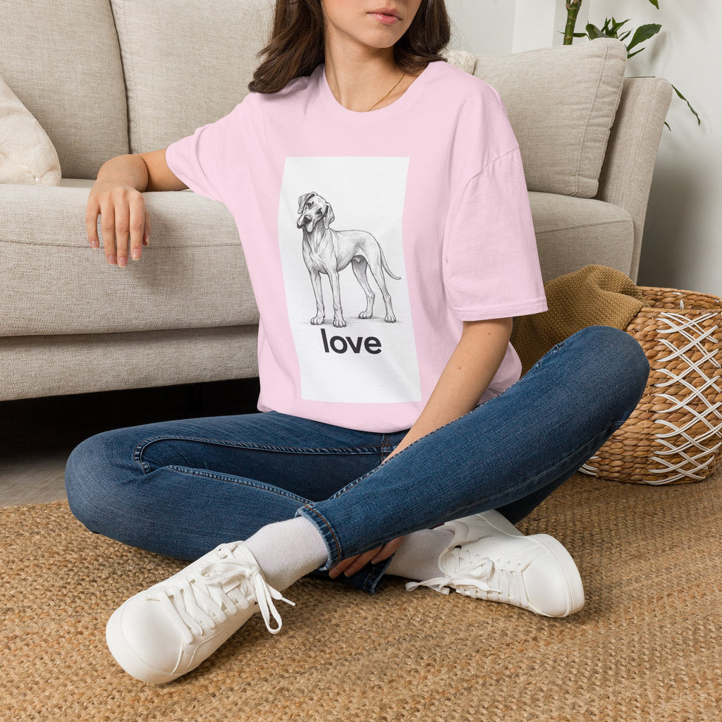 Playful Dane Love T-Shirt