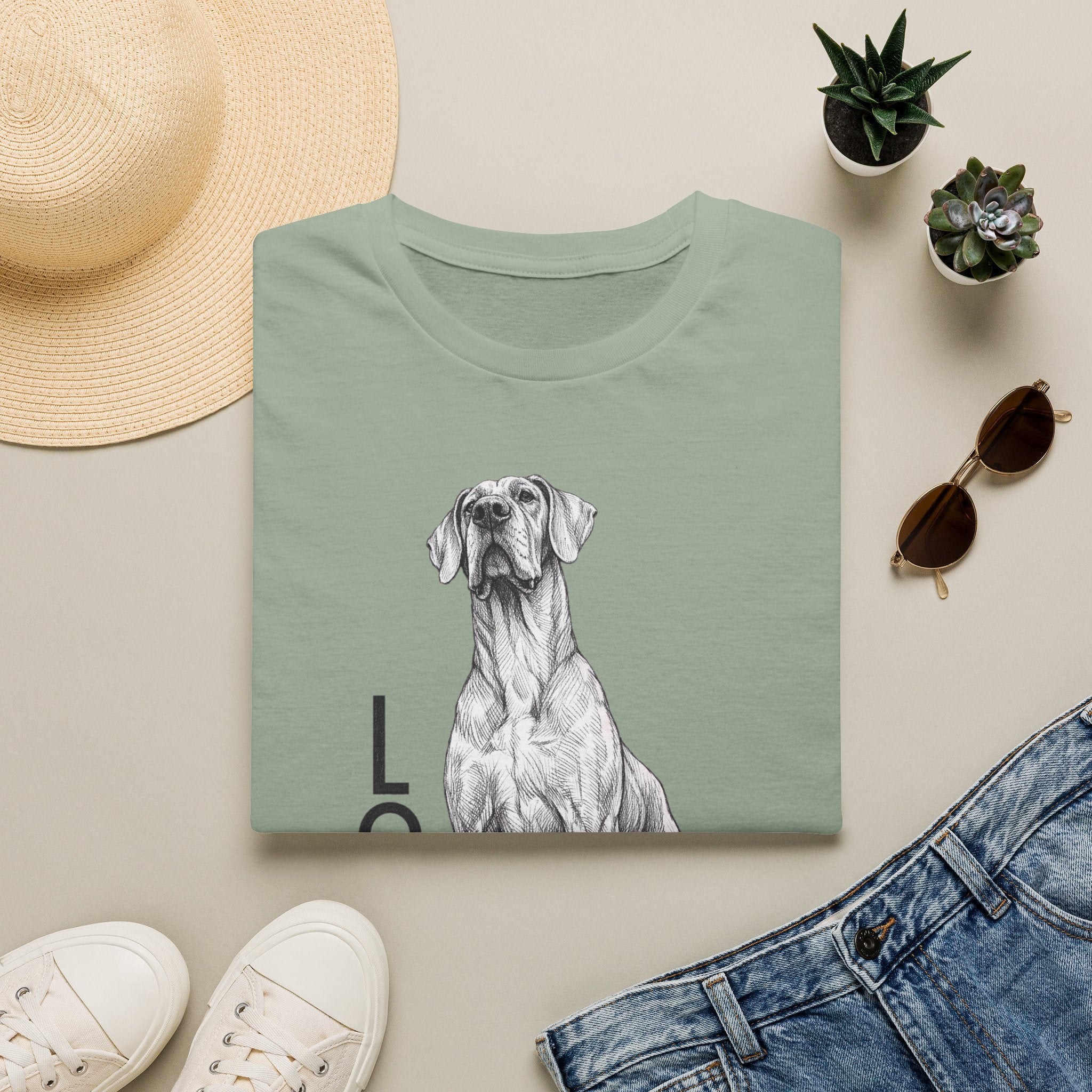 Tall Dane Love T-Shirt