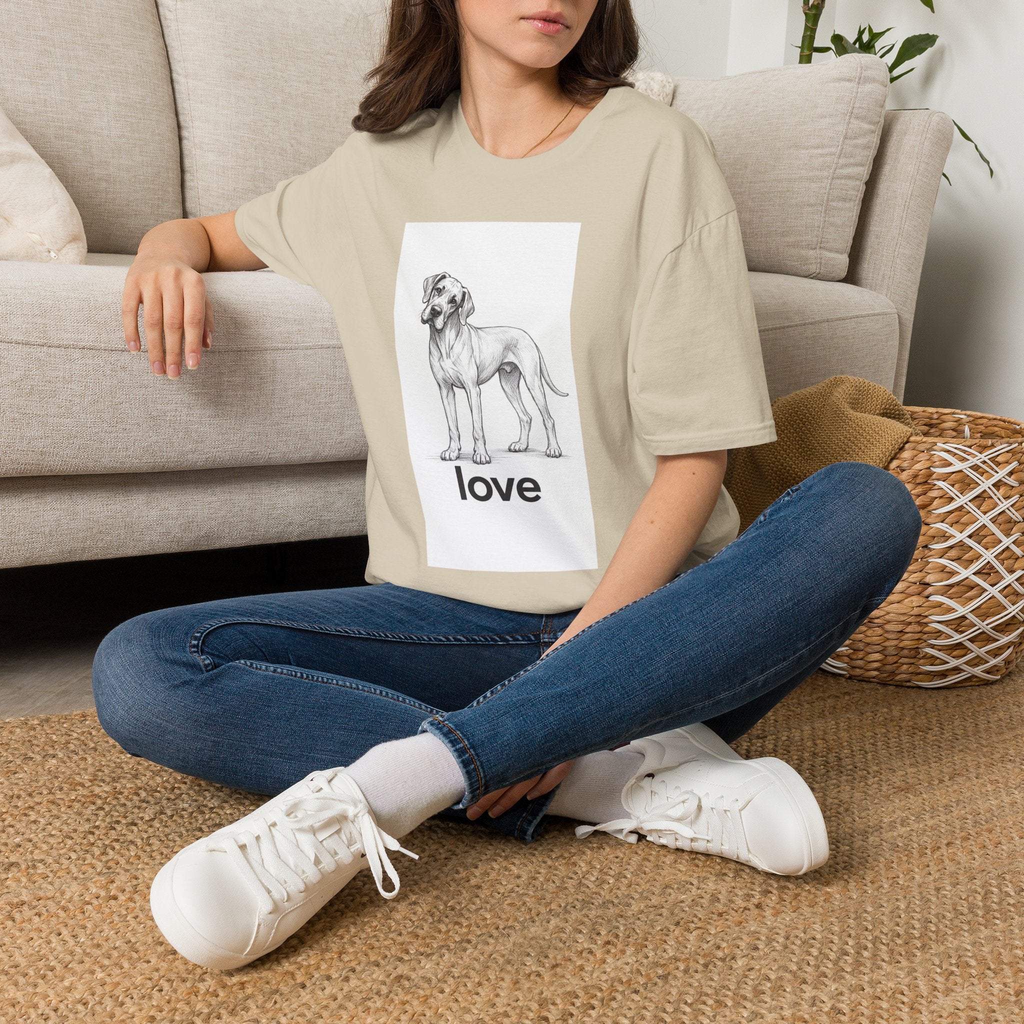 Playful Dane Love T-Shirt