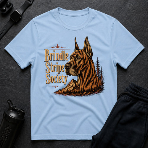 Brindle Stripe Society - Light Blue