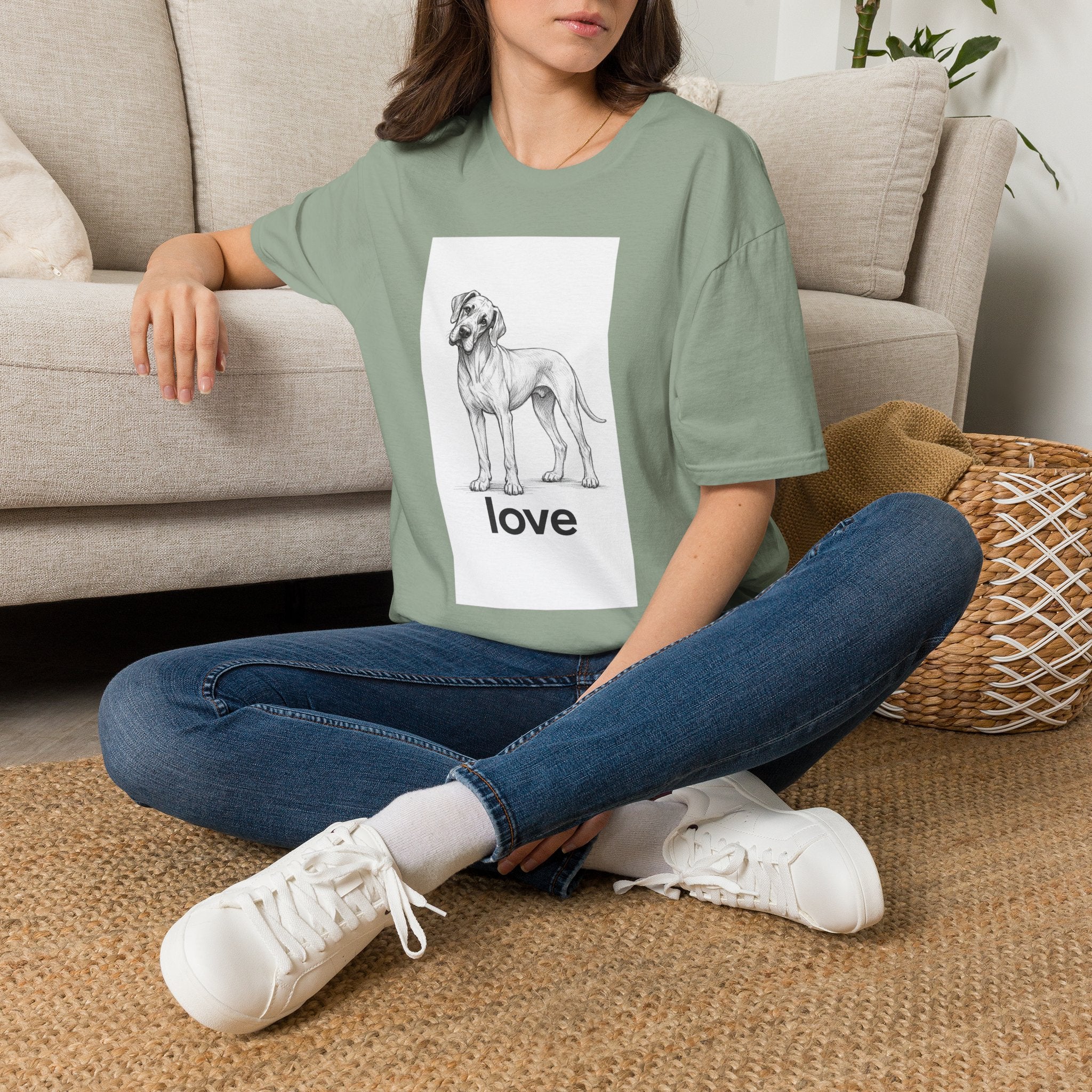 Playful Dane Love T-Shirt