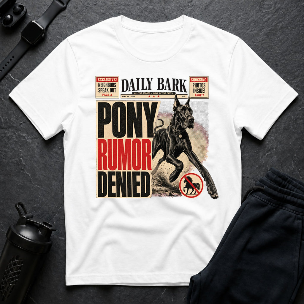 Black Dog Pony Paper - White