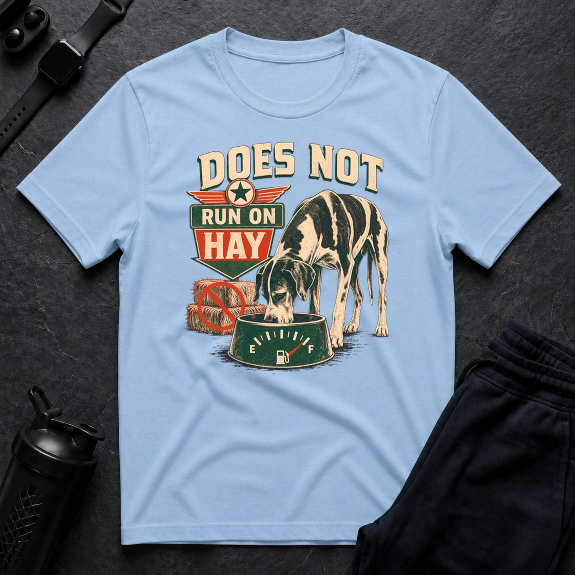 Mantle Dane Humor - Light Blue