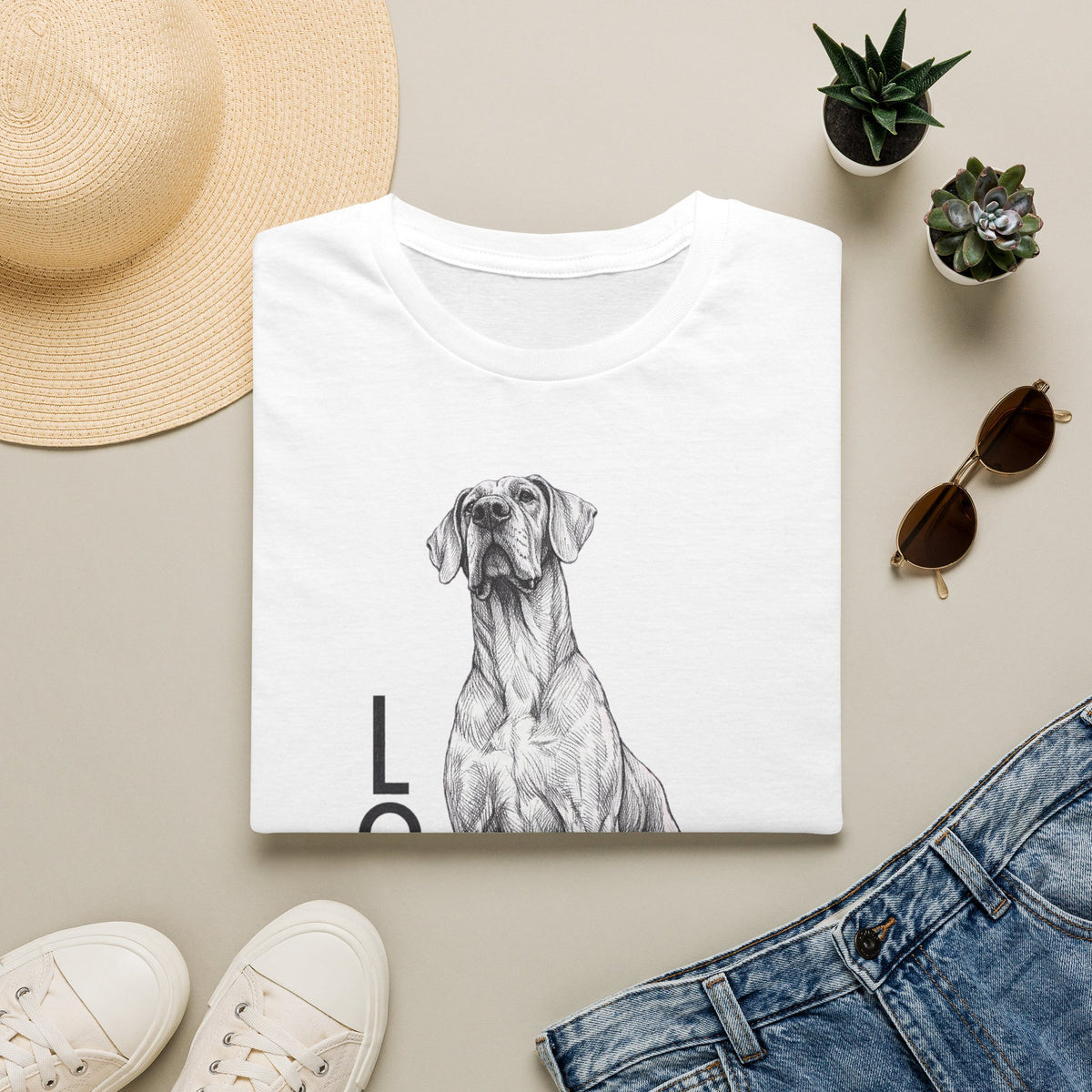 Tall Dane Love T-Shirt