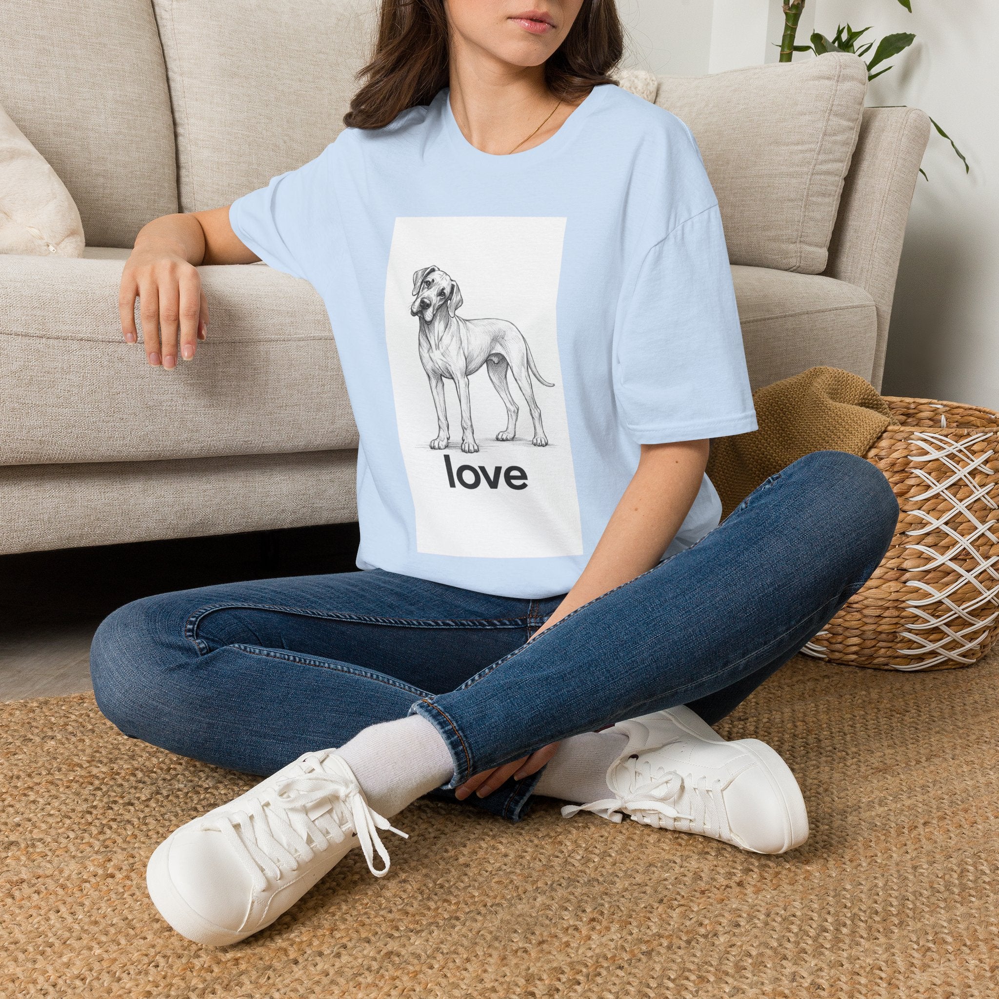 Playful Dane Love T-Shirt