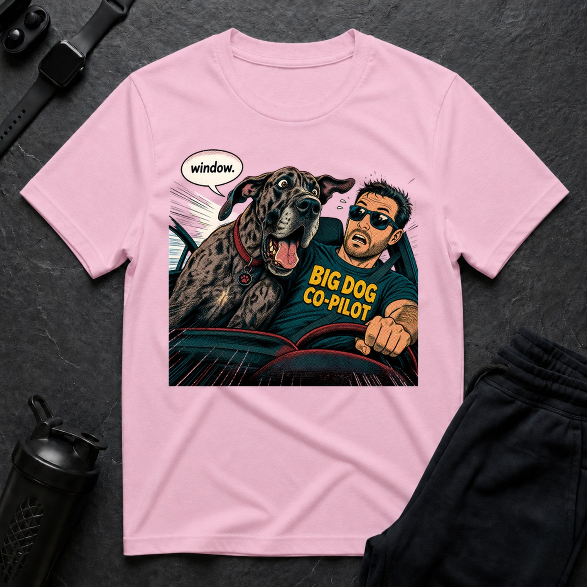Brindle Dane Cruiser - Light Pink