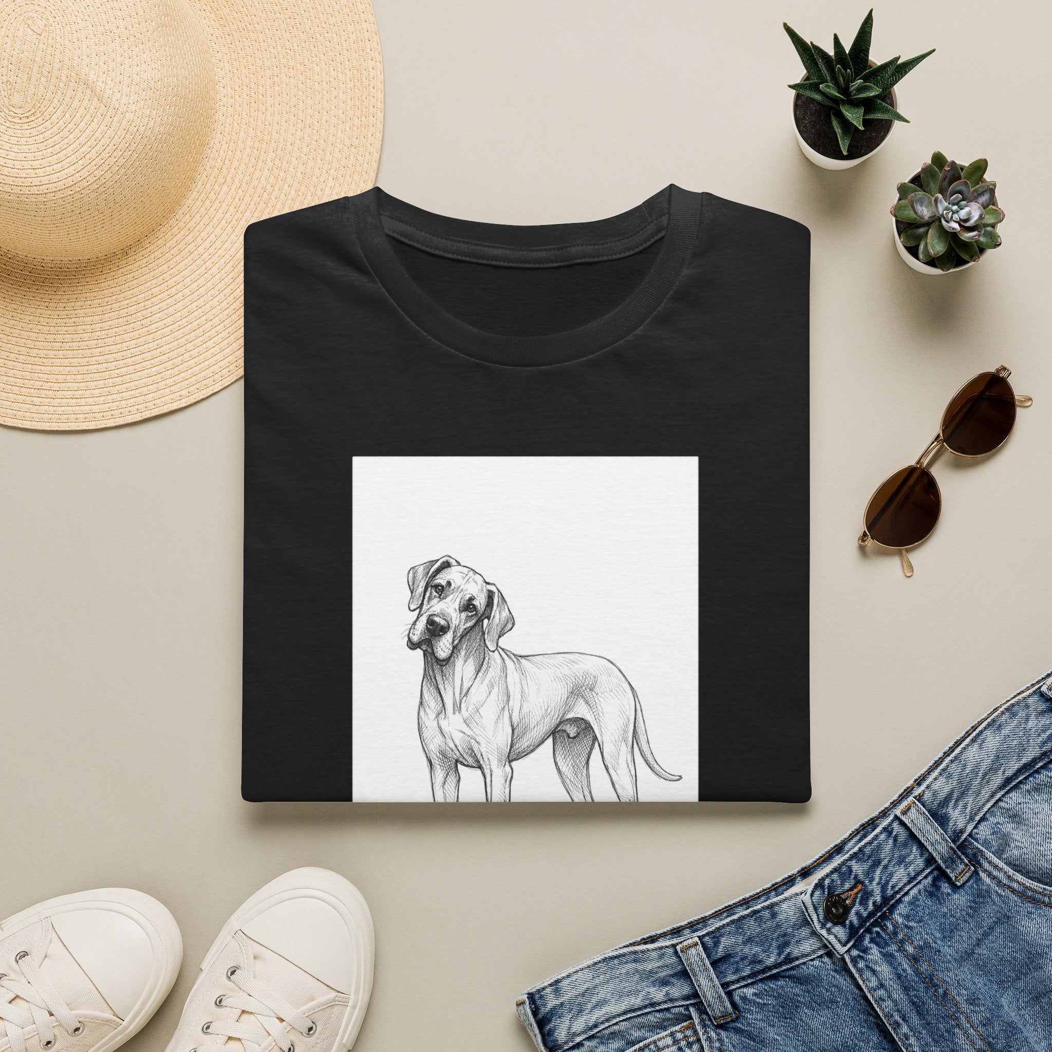 Playful Dane Love T-Shirt
