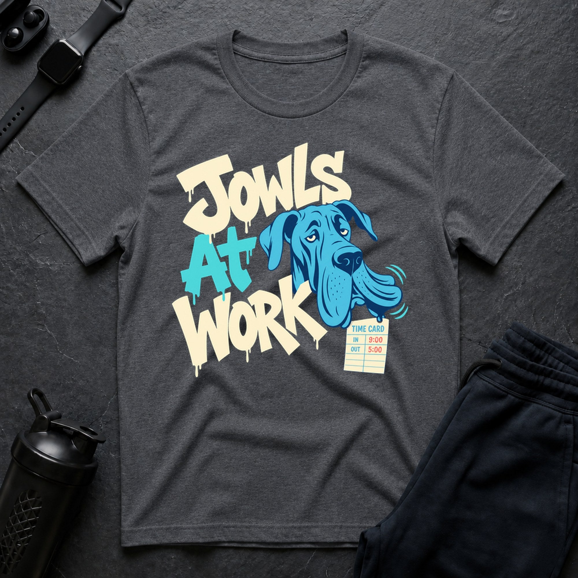 Jowls At Work - Sport Grey