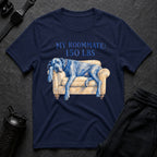 Blue Dane Watercolor - Navy