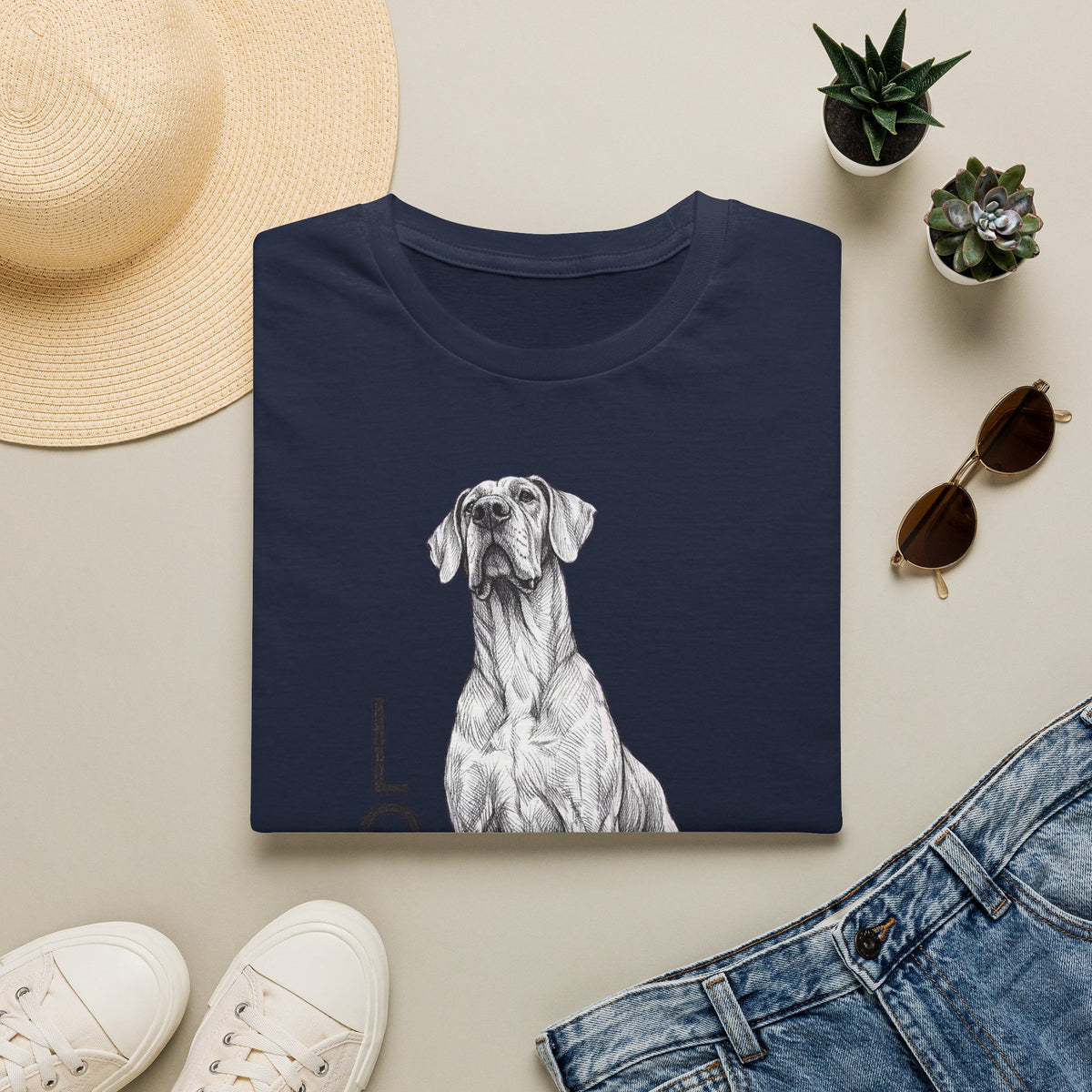 Tall Dane Love T-Shirt