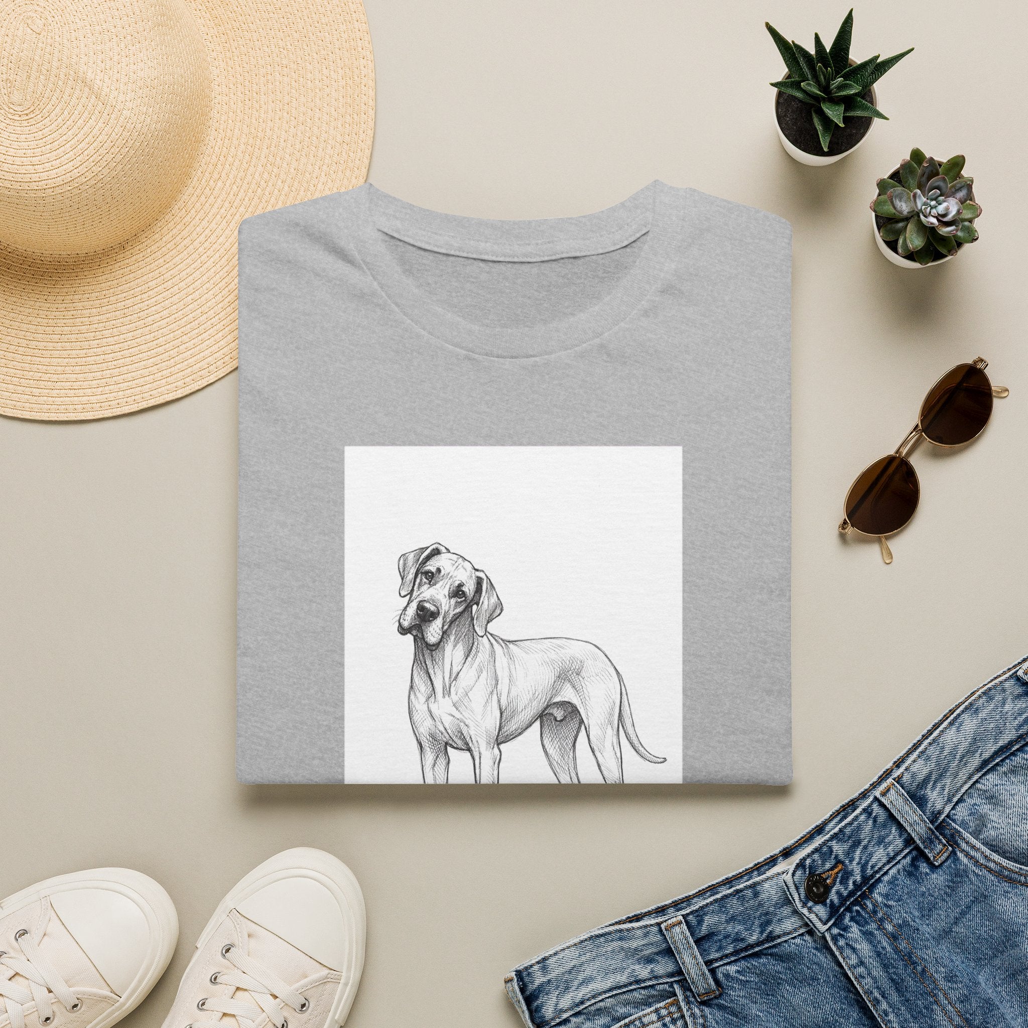 Playful Dane Love T-Shirt