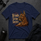 Brindle Stripe Society - Navy