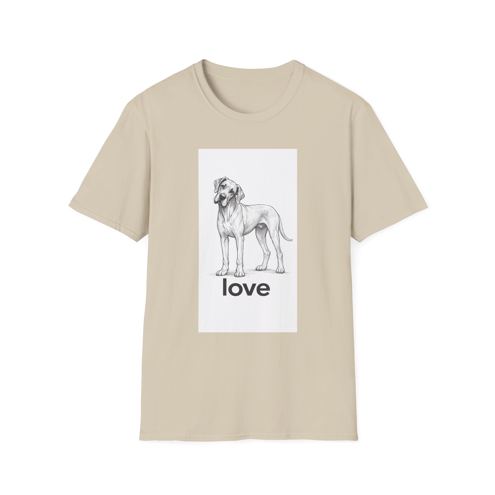 Playful Dane Love T-Shirt