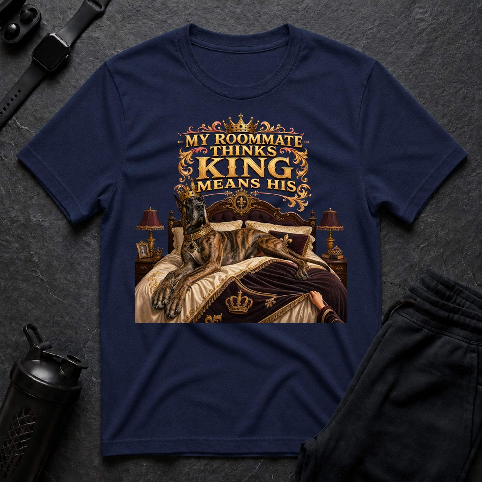 Brindle Dane King - Navy