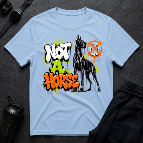 Black Dane Graffiti - Light Blue