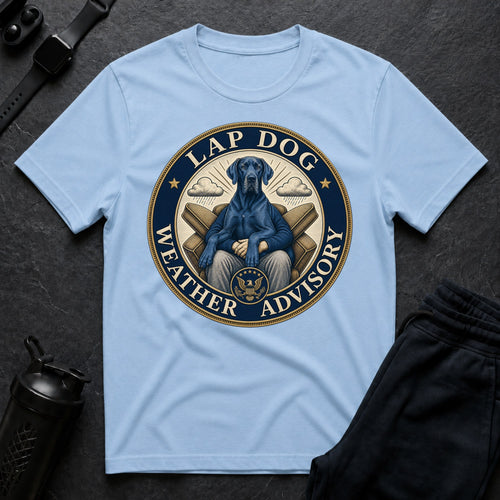 Blue Great Dane Seal - Light Blue