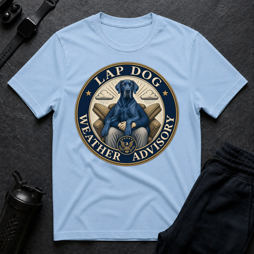Blue Great Dane Seal - Light Blue