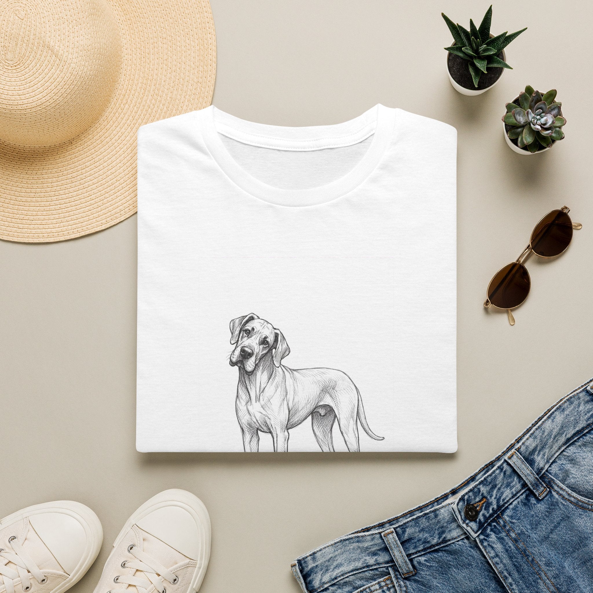Playful Dane Love T-Shirt
