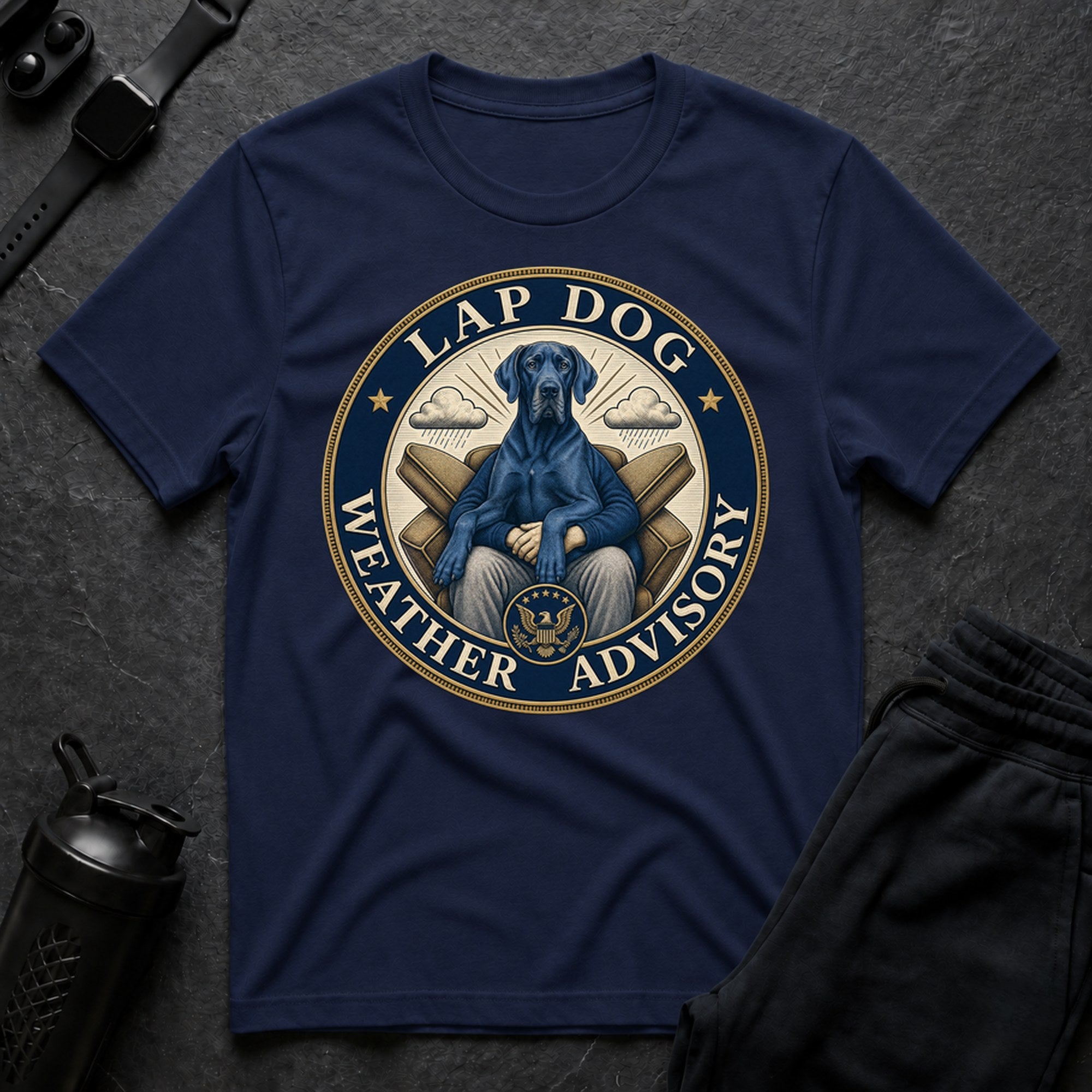 Blue Great Dane Seal - Navy