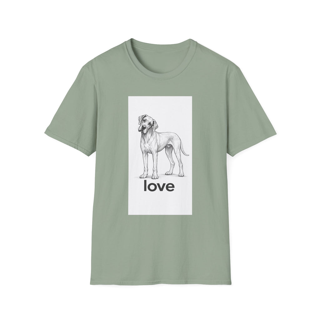 Playful Dane Love T-Shirt