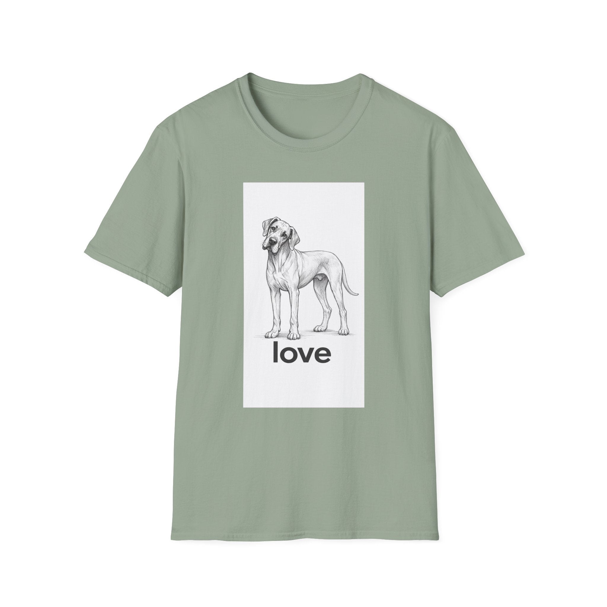 Playful Dane Love T-Shirt