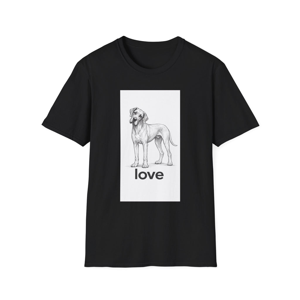 Playful Dane Love T-Shirt