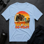 Brindle Dane Sunset - Light Blue