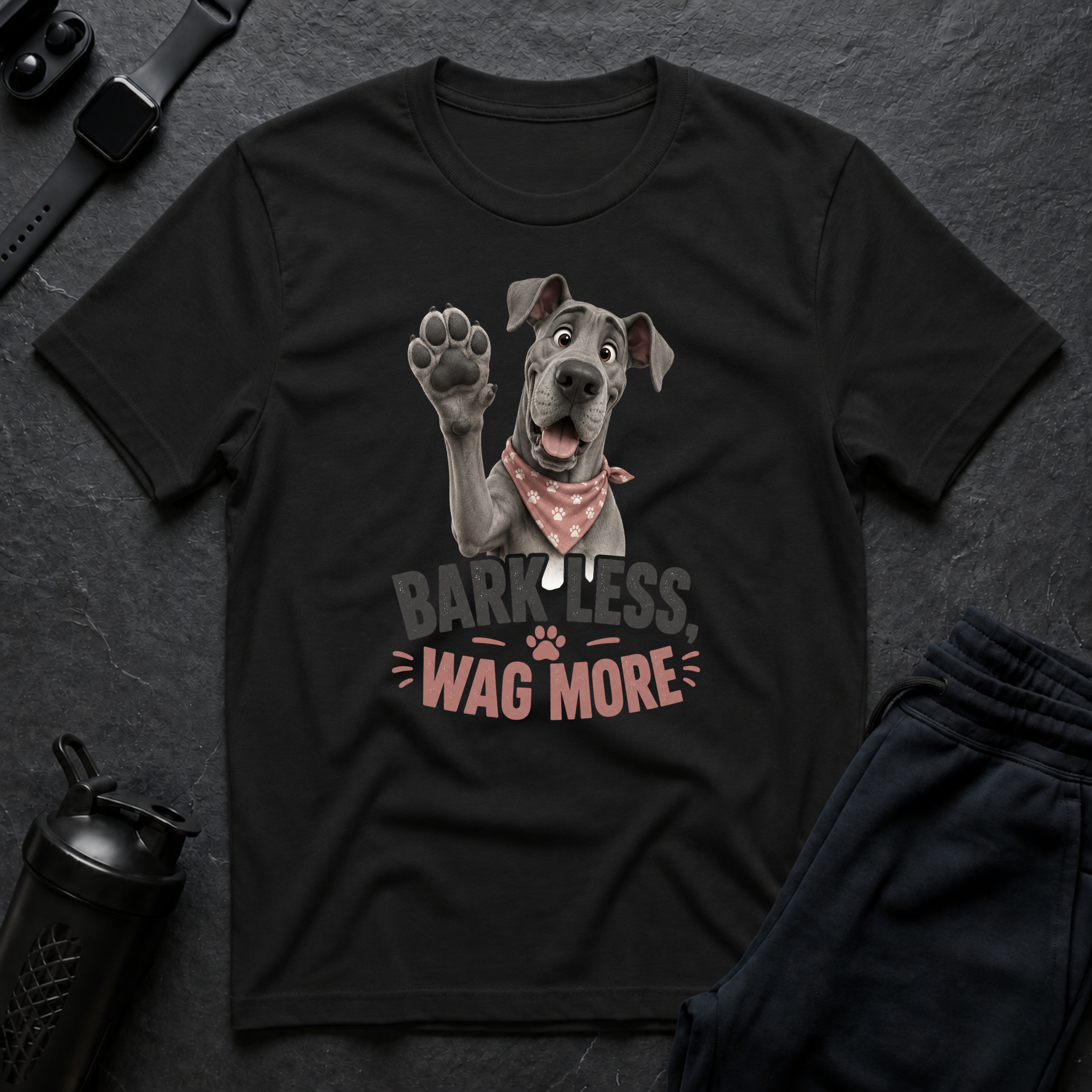 Bark Less Wag More