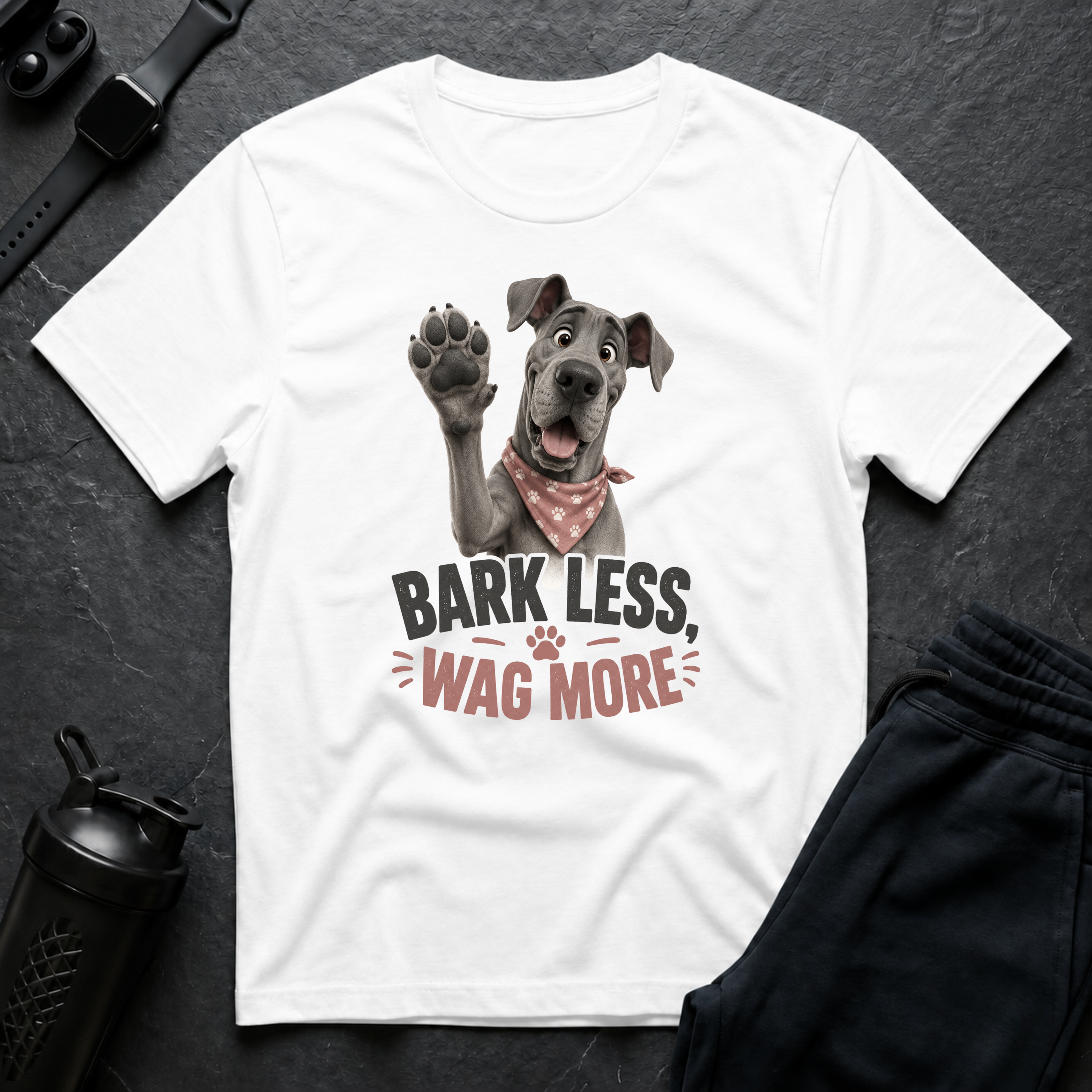 Bark Less Wag More