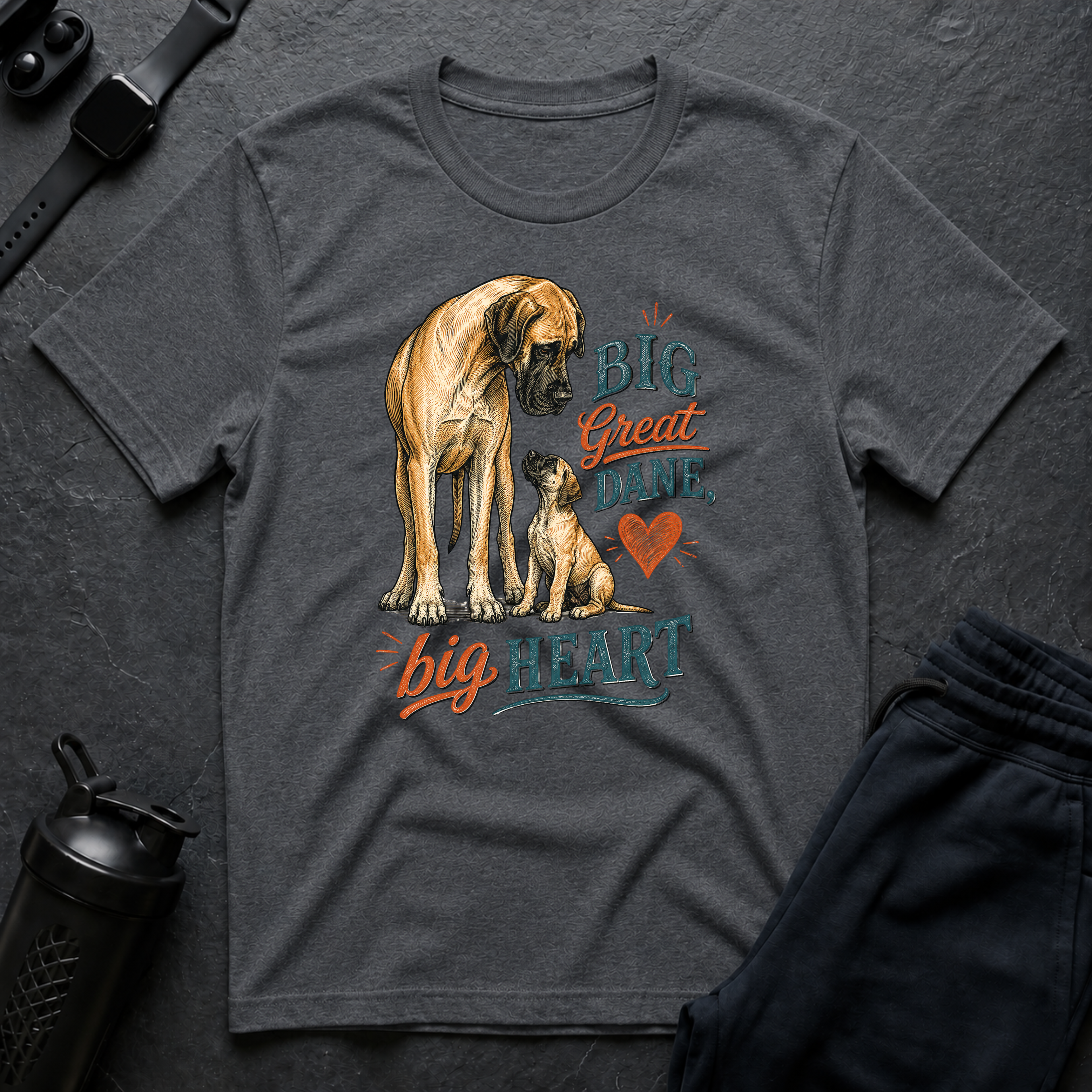 Big Great Dane Heart