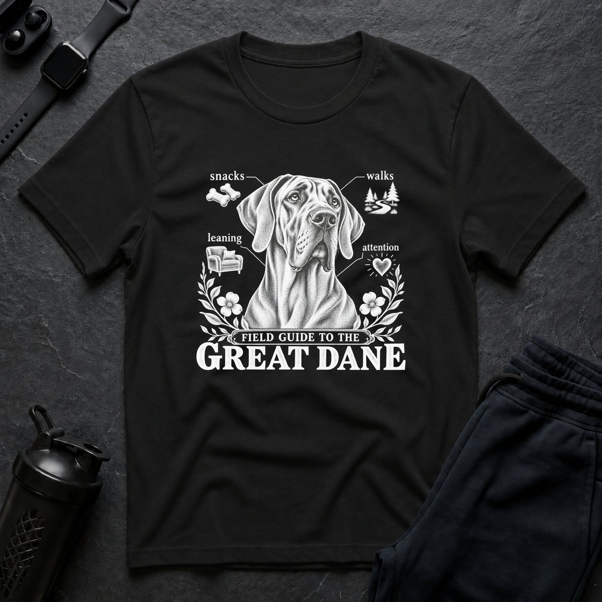 Great Dane Guide T-Shirt design
