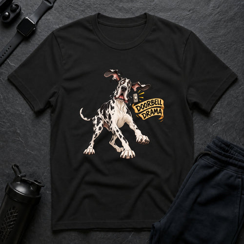 Doorbell Hysteria – Great Dane T-Shirt