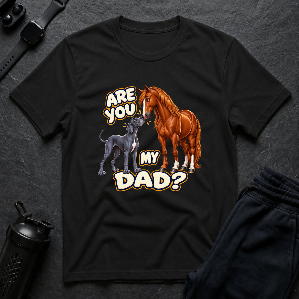 Dad Questioned – Great Dane T-Shirt