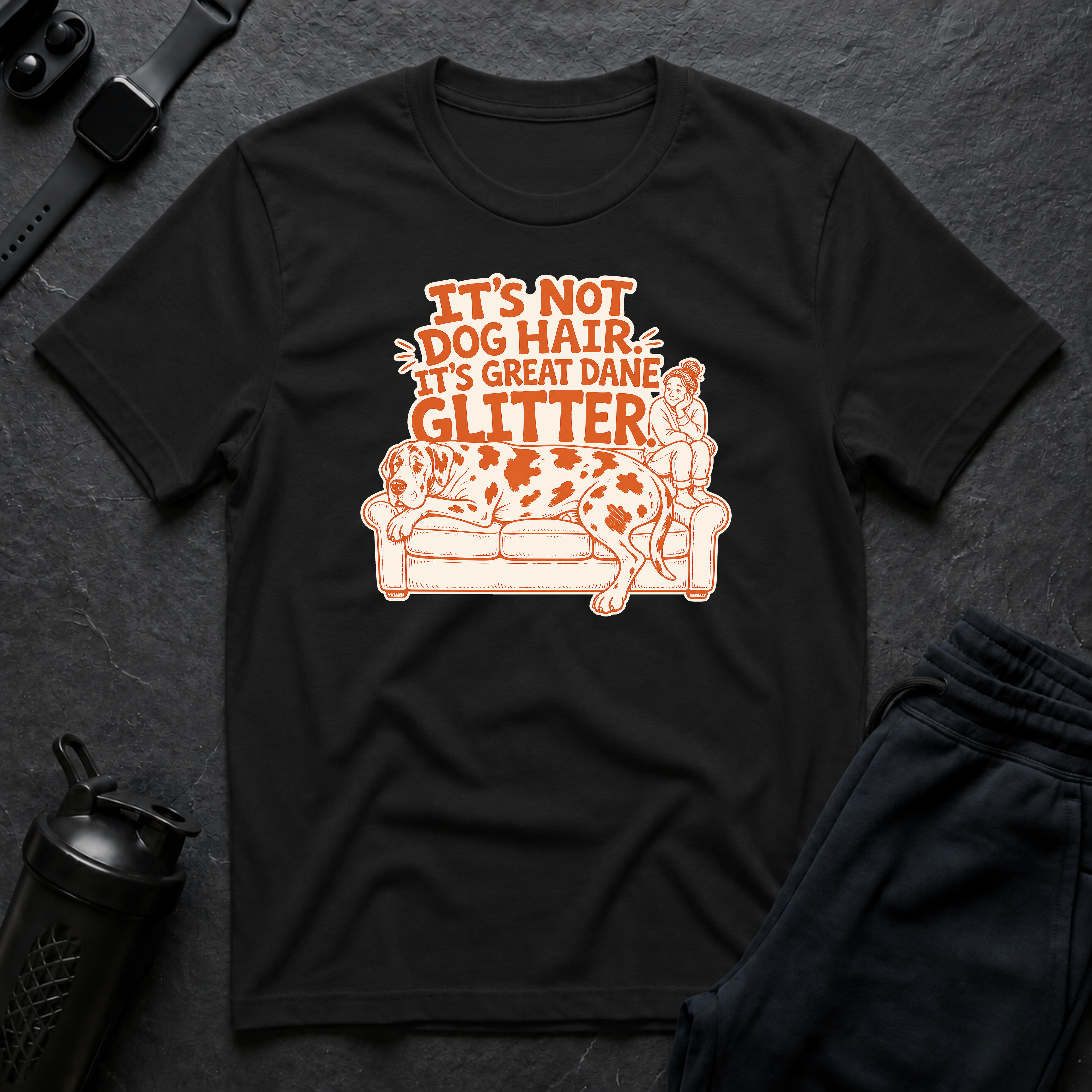 Great Dane Glitter