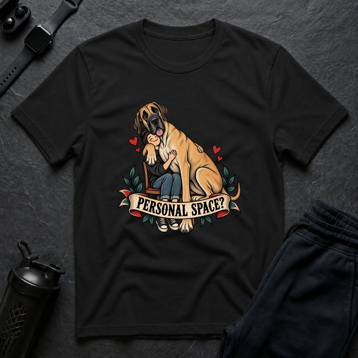 Personal Space 2 – Great Dane T-Shirt