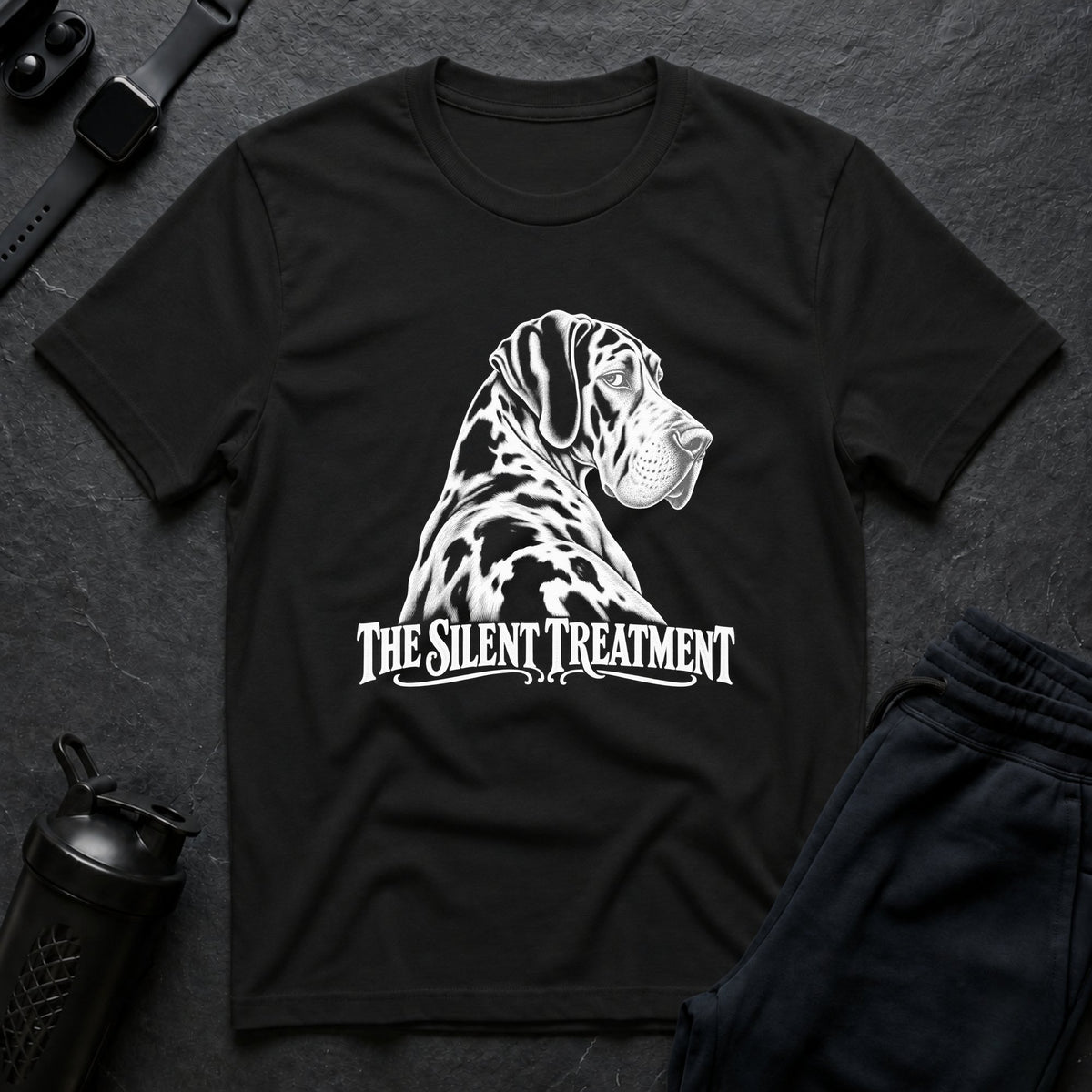 The Silent Treatment – Great Dane T-Shirt design