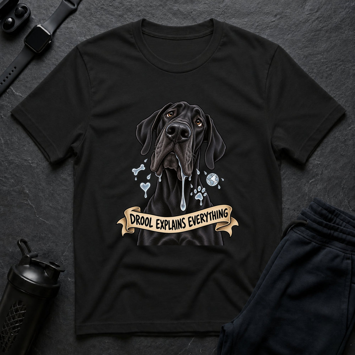 Drool Explains – Great Dane T-Shirt