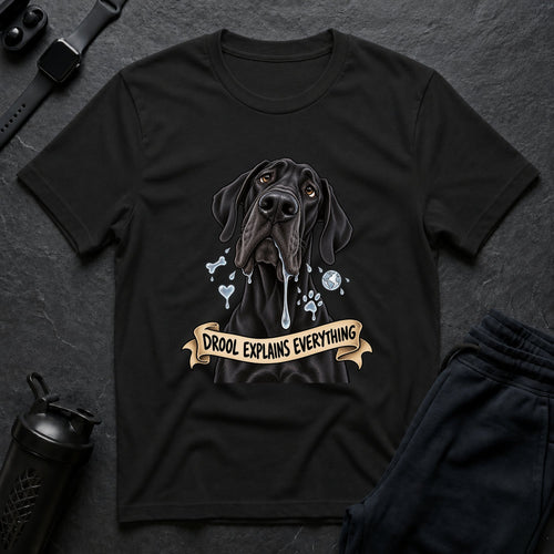 Drool Explains – Great Dane T-Shirt