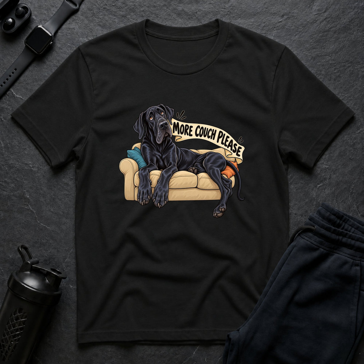 Couch Canine – Great Dane T-Shirt