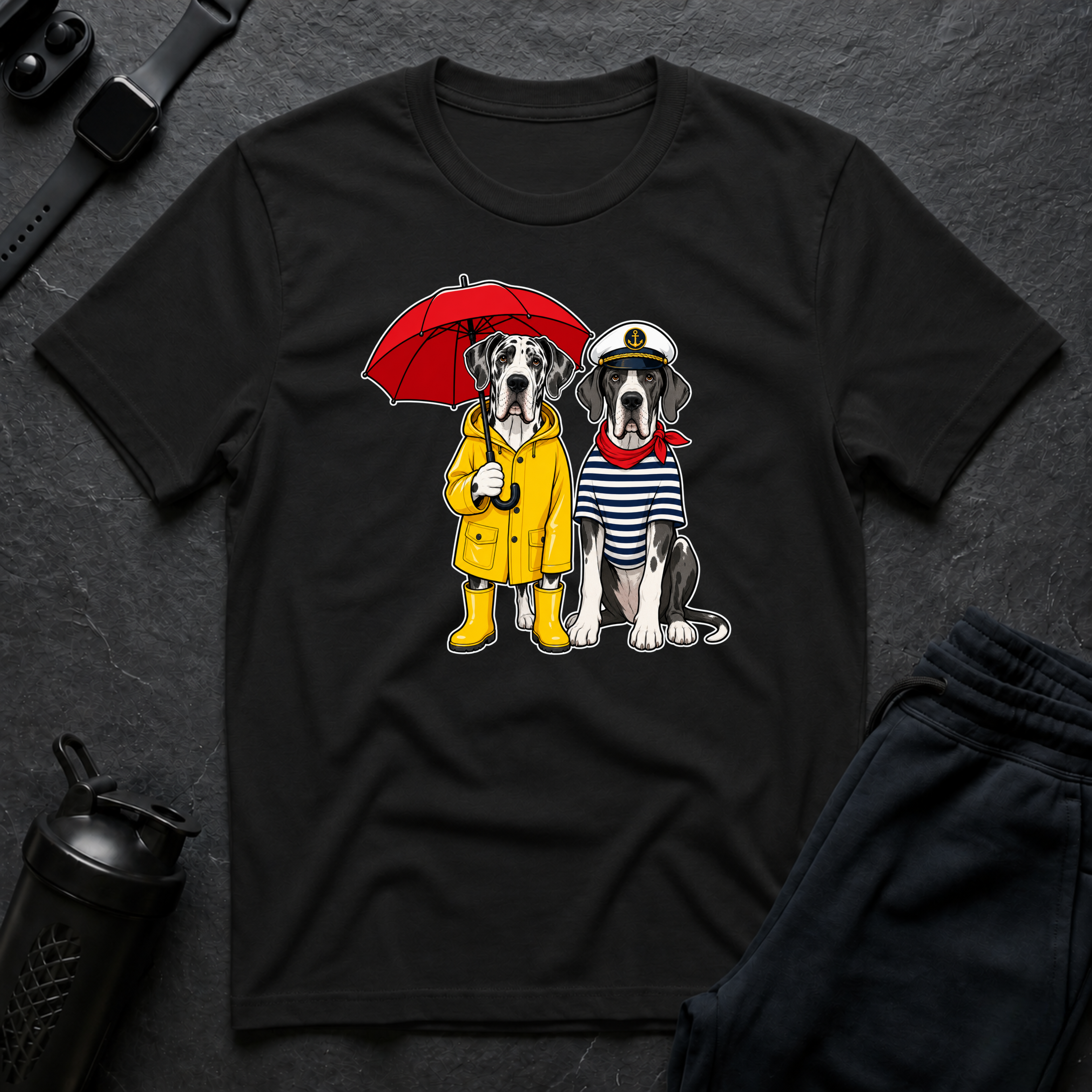 Rainy Day Sailor Pups