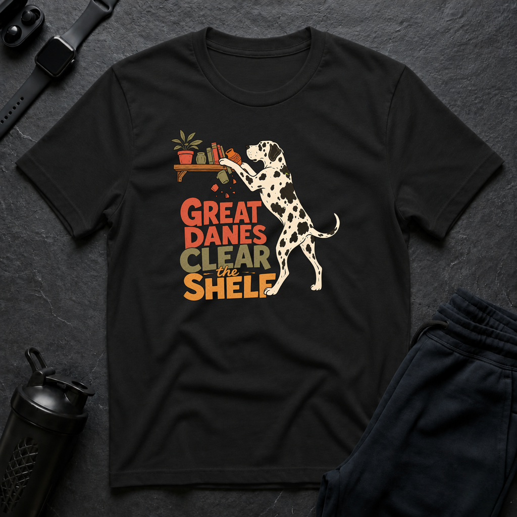 Great Danes Shelf Chaos
