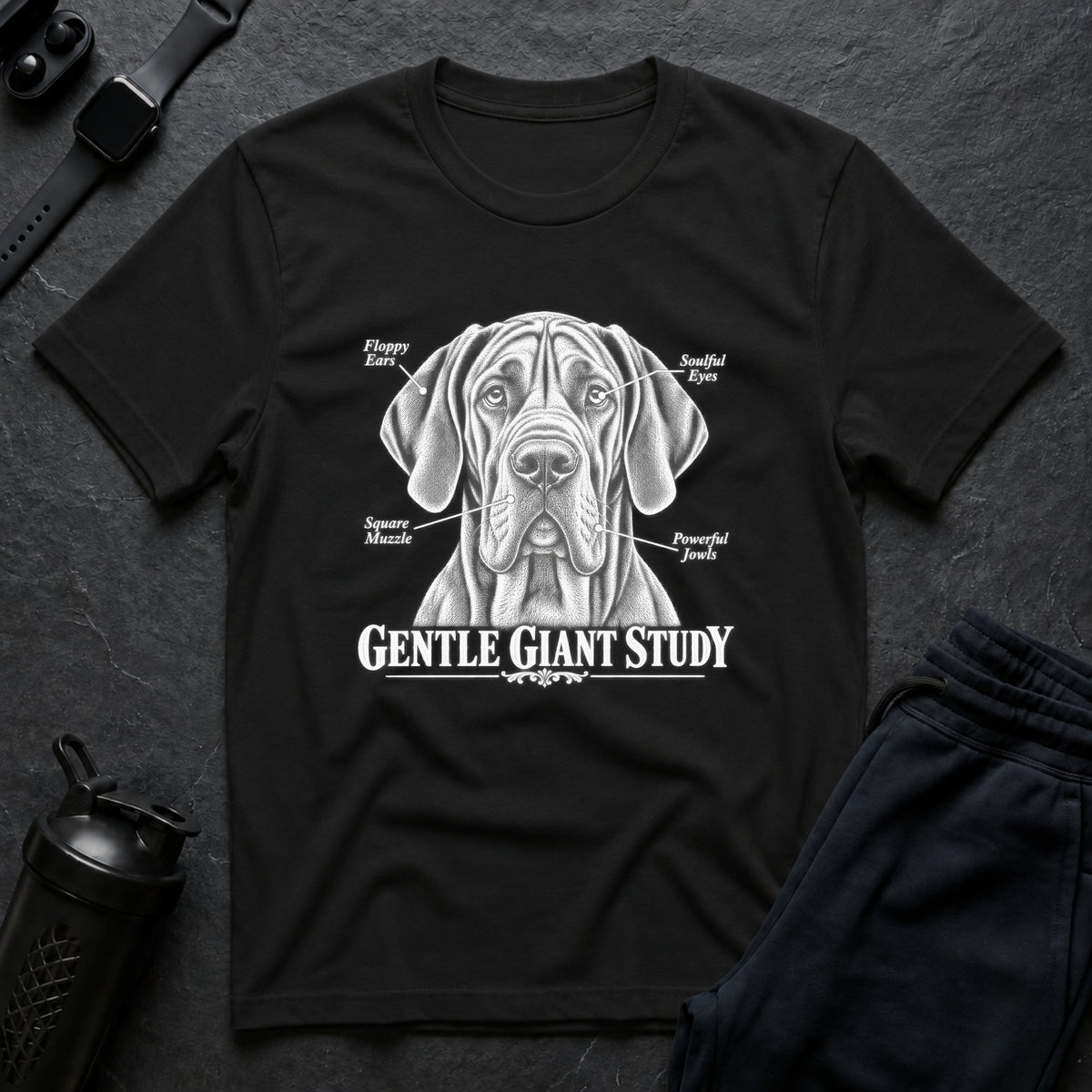 Gentle Giant Study – Great Dane T-Shirt