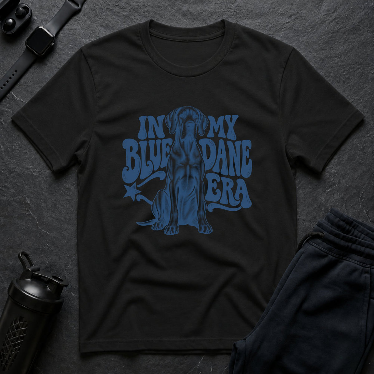 Blue Dane Era – Great Dane T-Shirt