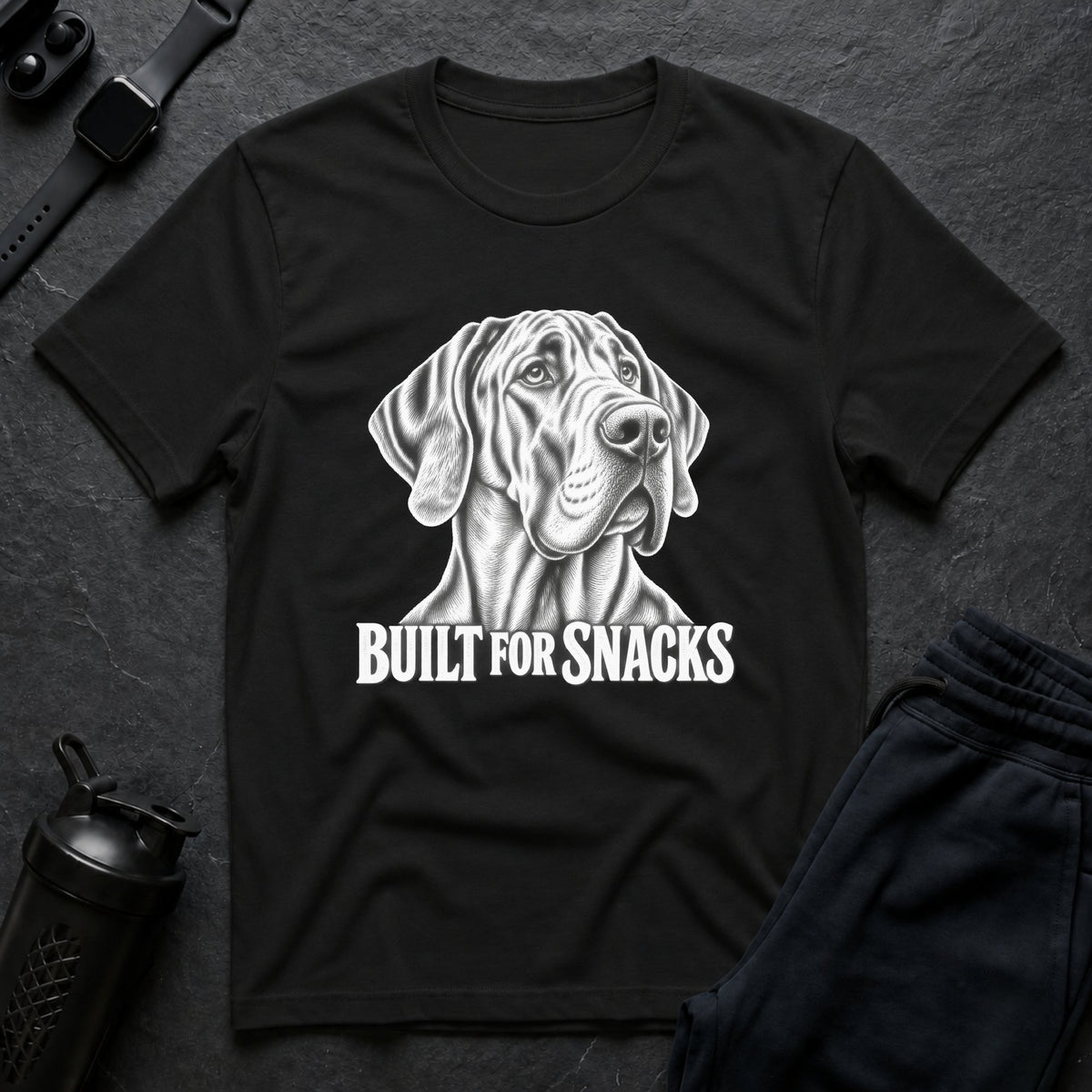Built For Snacks – Great Dane T-Shirt design