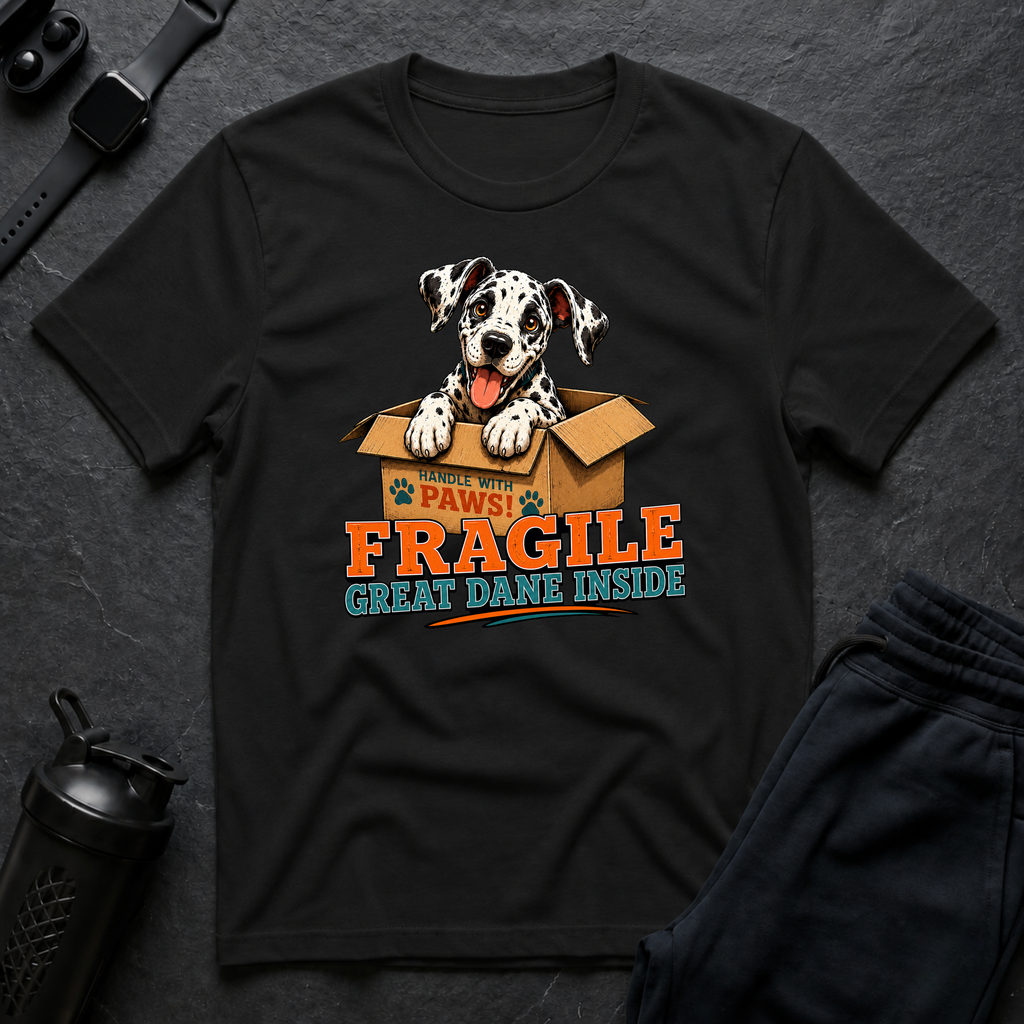 Fragile Great Dane Inside