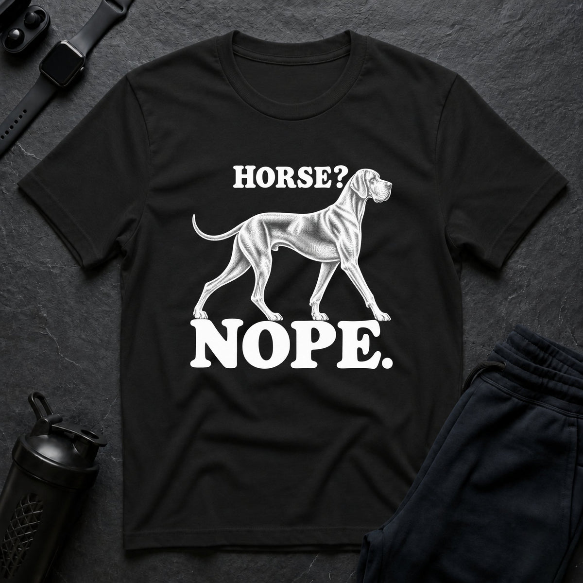 Horse Nope – Great Dane T-Shirt design