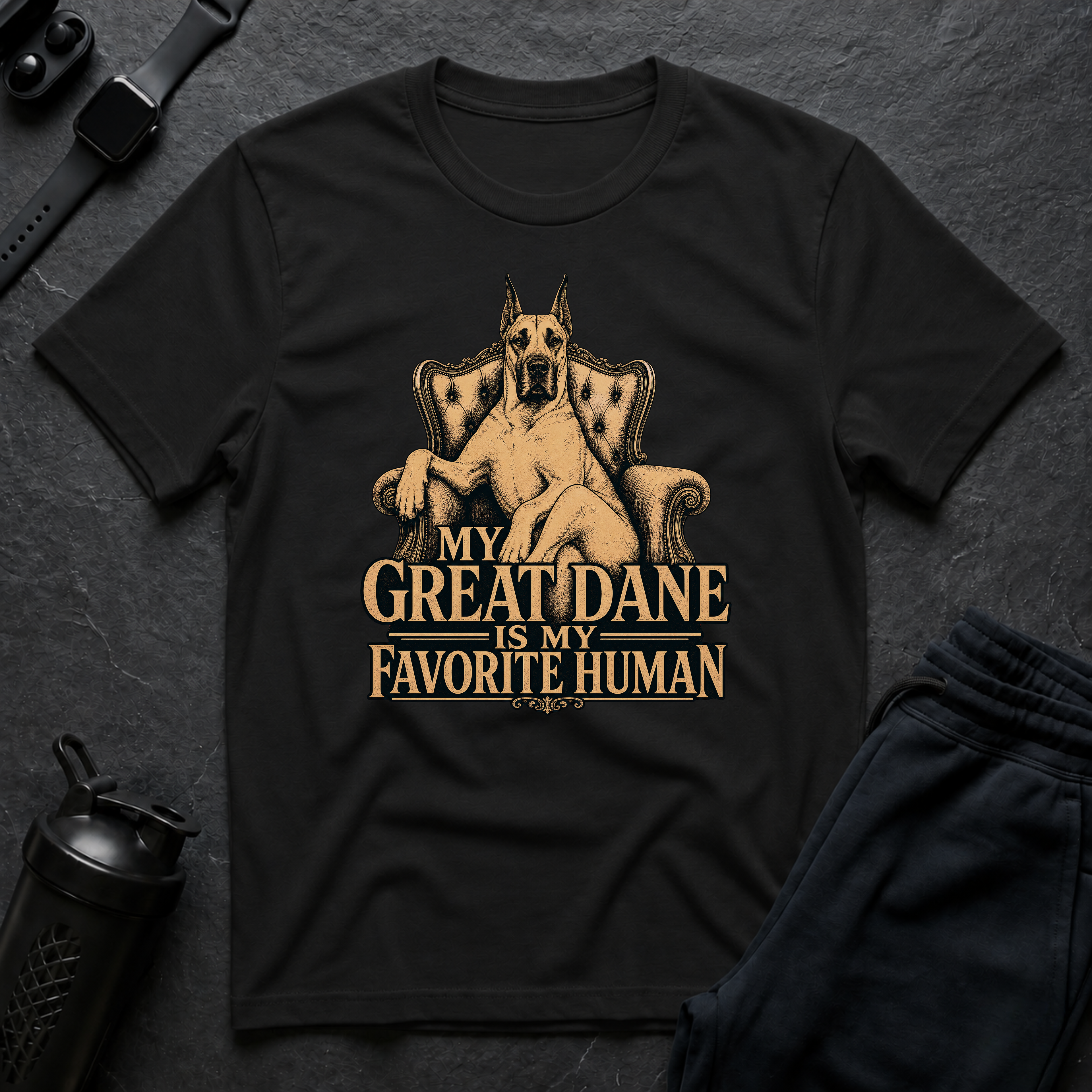 Great Dane Throne Love