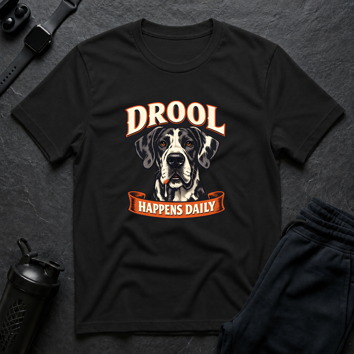 Drool Happens Daily – Great Dane T-Shirt